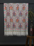Elegant Handloom Pashmina Shawl in White