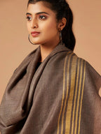 Classic Touch Cashmere Stole in Beige