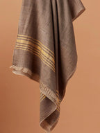 Classic Touch Cashmere Stole in Beige