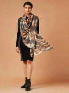 Casual Scarf with Printed Pattern in Multi