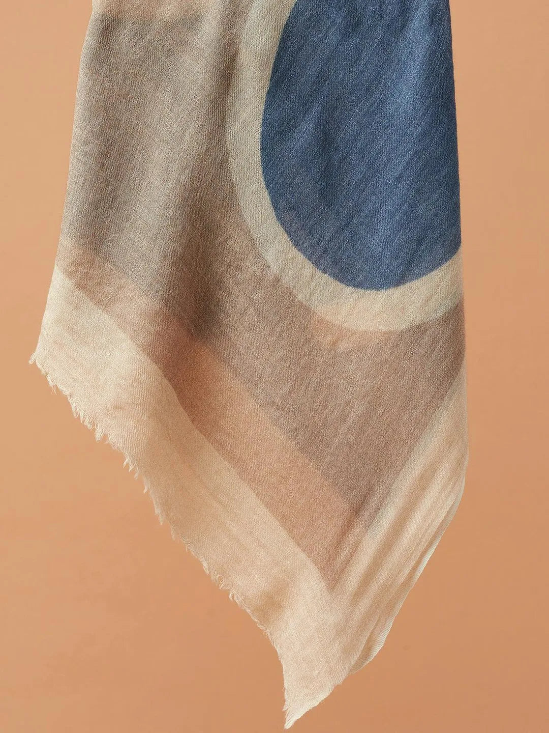 Elegant Stole Wool Blend with Printed Pattern in Multi