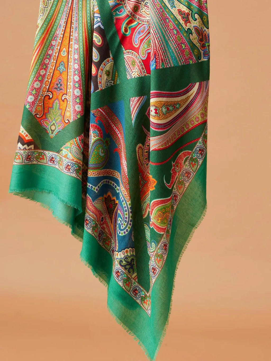 Casual Scarf with Printed Pattern in Multi