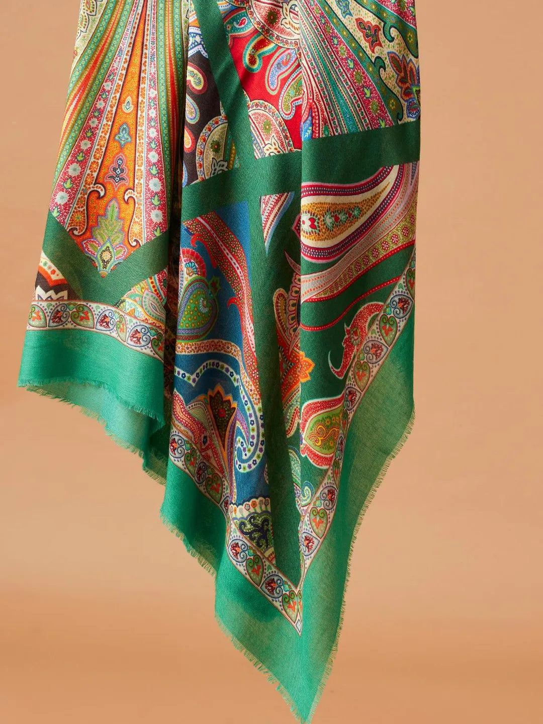 Casual Scarf with Printed Pattern in Multi