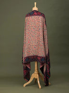 Classic Shawl Wool Blend with Kaani Pattern in Beige