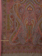 Elegant Handloom Pashmina Shawl – Aabdaar Embroidery in Warm Beige