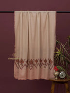 Classic Cashmina Shawl with Daur Pattern in Beige