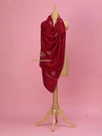 Classic Handloom Pashmina Shawl in Red