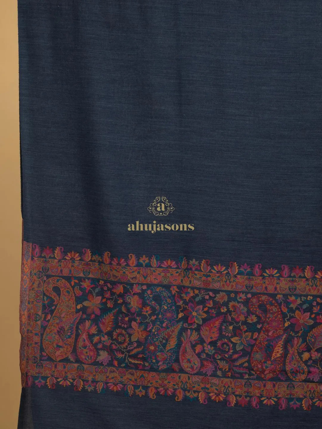 Classic Shawl Wool Blend with Palla Pattern in Multi