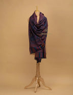 Classic Shawl Wool Blend with Jaal Pattern in Multi