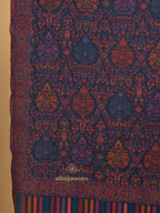 Classic Shawl Wool Blend with Jaal Pattern in Multi