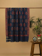Classic Shawl Wool Blend with Kaani Jaal Pattern in Multi