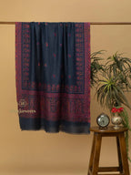 Classic Shawl Wool Blend with Booti Pattern in Multi