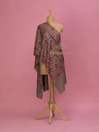 Elegant Handloom Pashmina Shawl in Beige