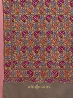 Elegant Handloom Pashmina Shawl in Beige