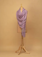 Chic Stole Wool Blend with Dobby Pattern in Pink