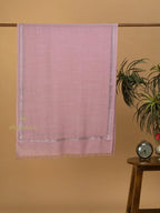 Chic Stole Wool Blend with Dobby Pattern in Pink