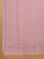 Chic Stole Wool Blend with Dobby Pattern in Pink