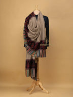 Classic Shawl Wool Blend with Kaani Pattern in Multi