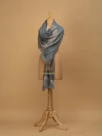 Elegant Stole Wool Blend with Dobby Pattern in Multi