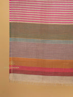 Chic Stole Wool Blend with Dobby Pattern in Multi