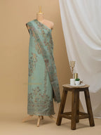 Cotton Silk Suit With Zari Weaving