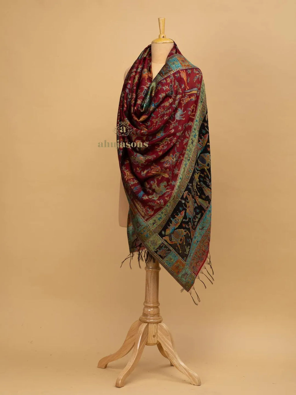 Elegant Silk Dupatta Silken Texture in Multi