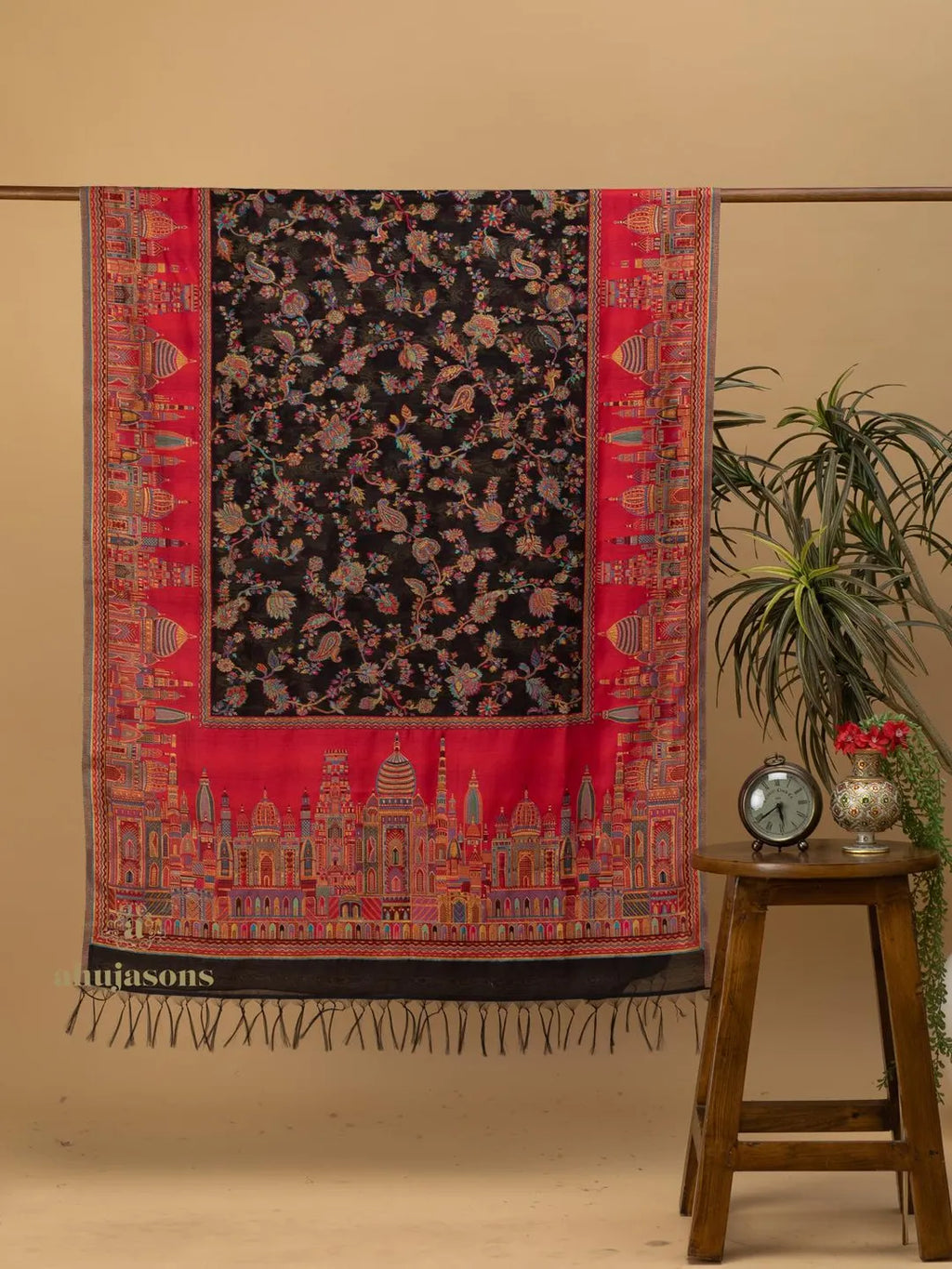 Elegant Silk Dupatta Silken Texture in Multi