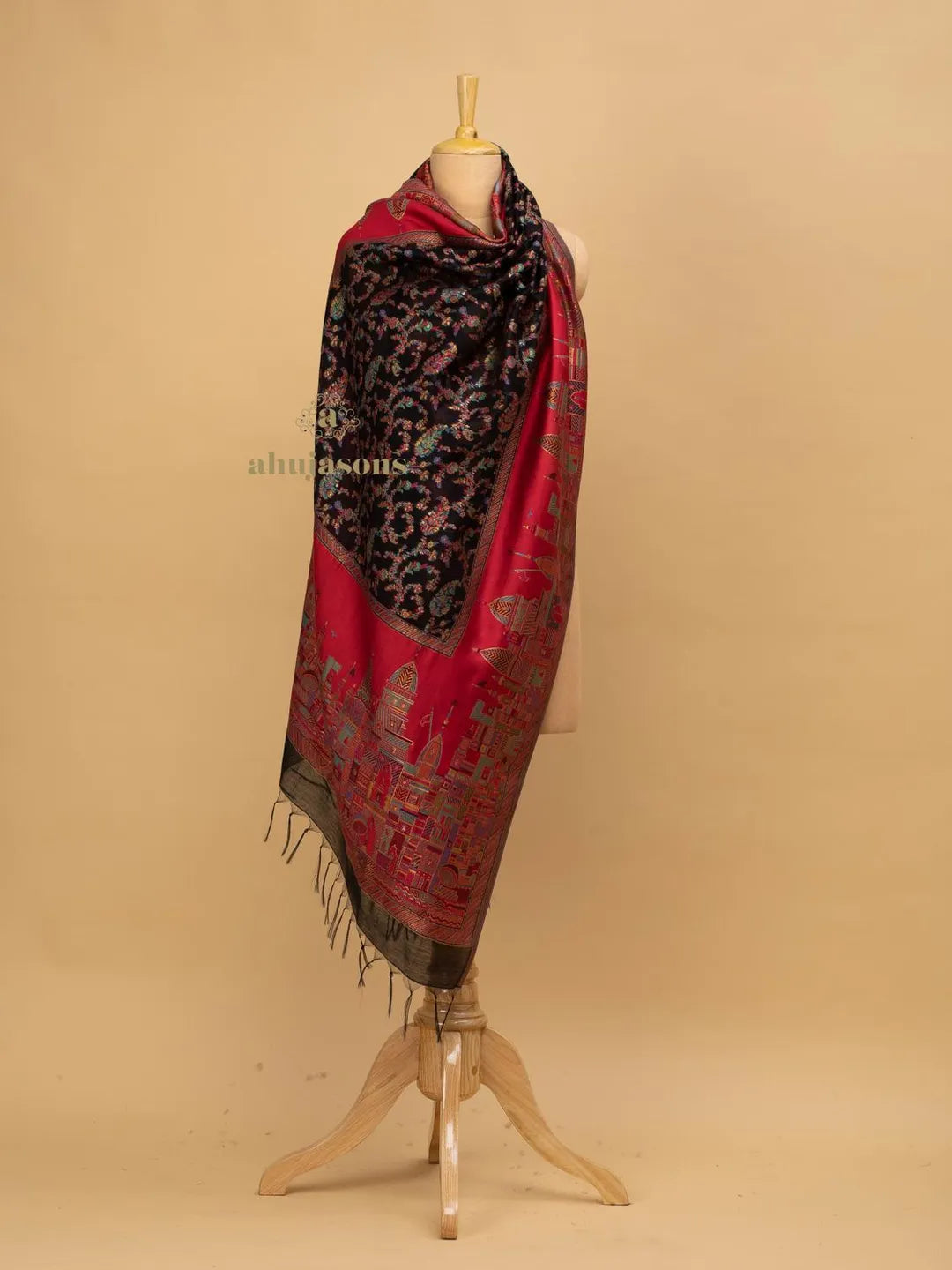 Elegant Silk Dupatta Silken Texture in Multi