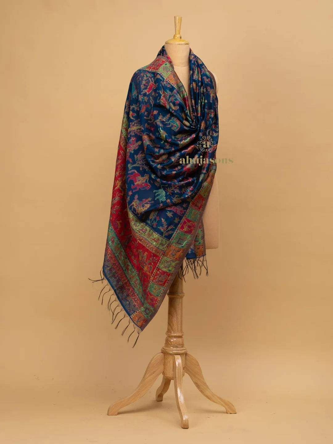 Elegant Silk Dupatta Silken Texture in Multi
