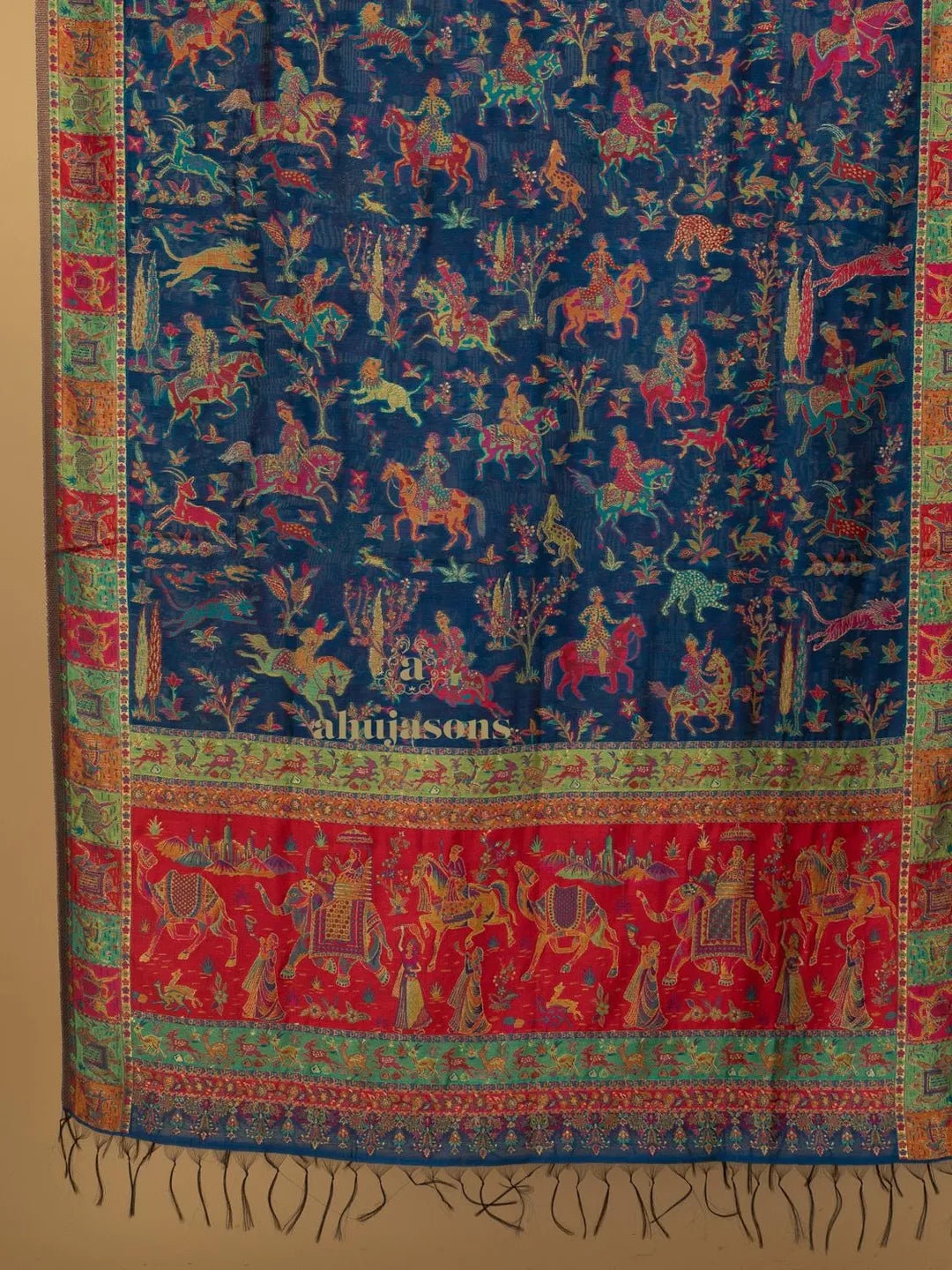 Elegant Silk Dupatta Silken Texture in Multi