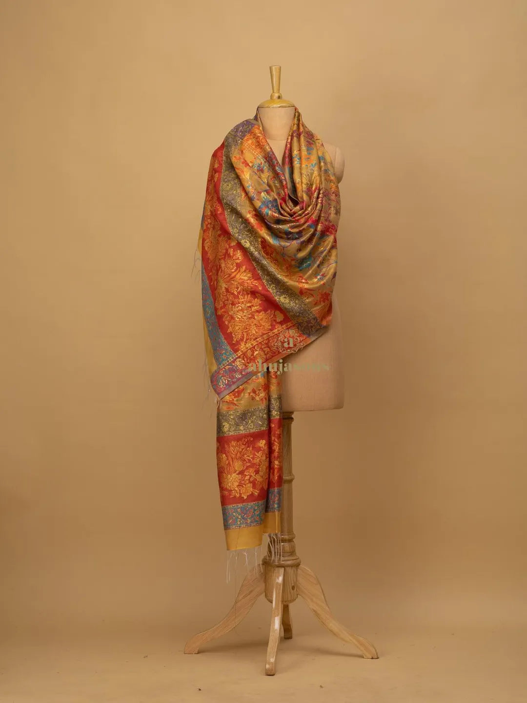 Elegant Silk Dupatta Silken Texture in Multi