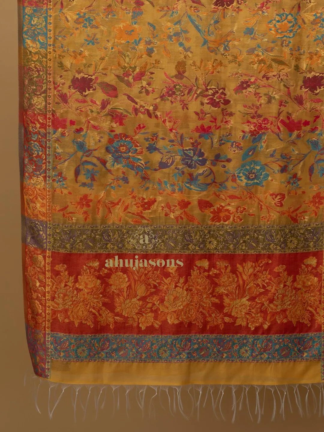 Elegant Silk Dupatta Silken Texture in Multi