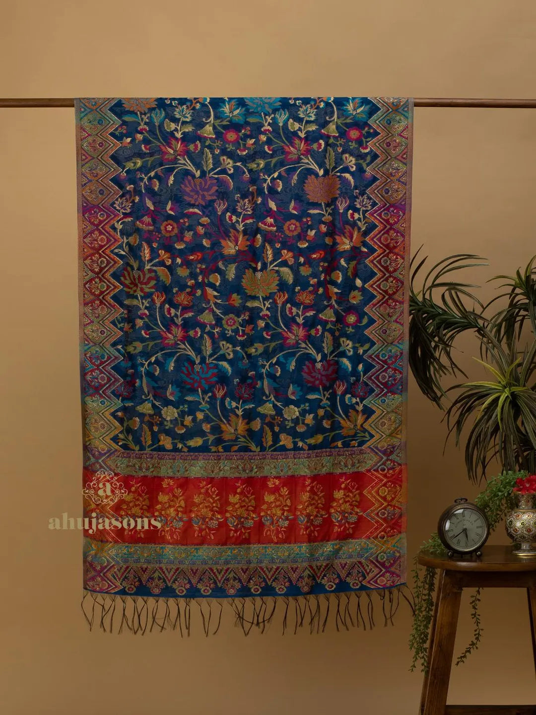 Elegant Silk Dupatta Silken Texture in Multi