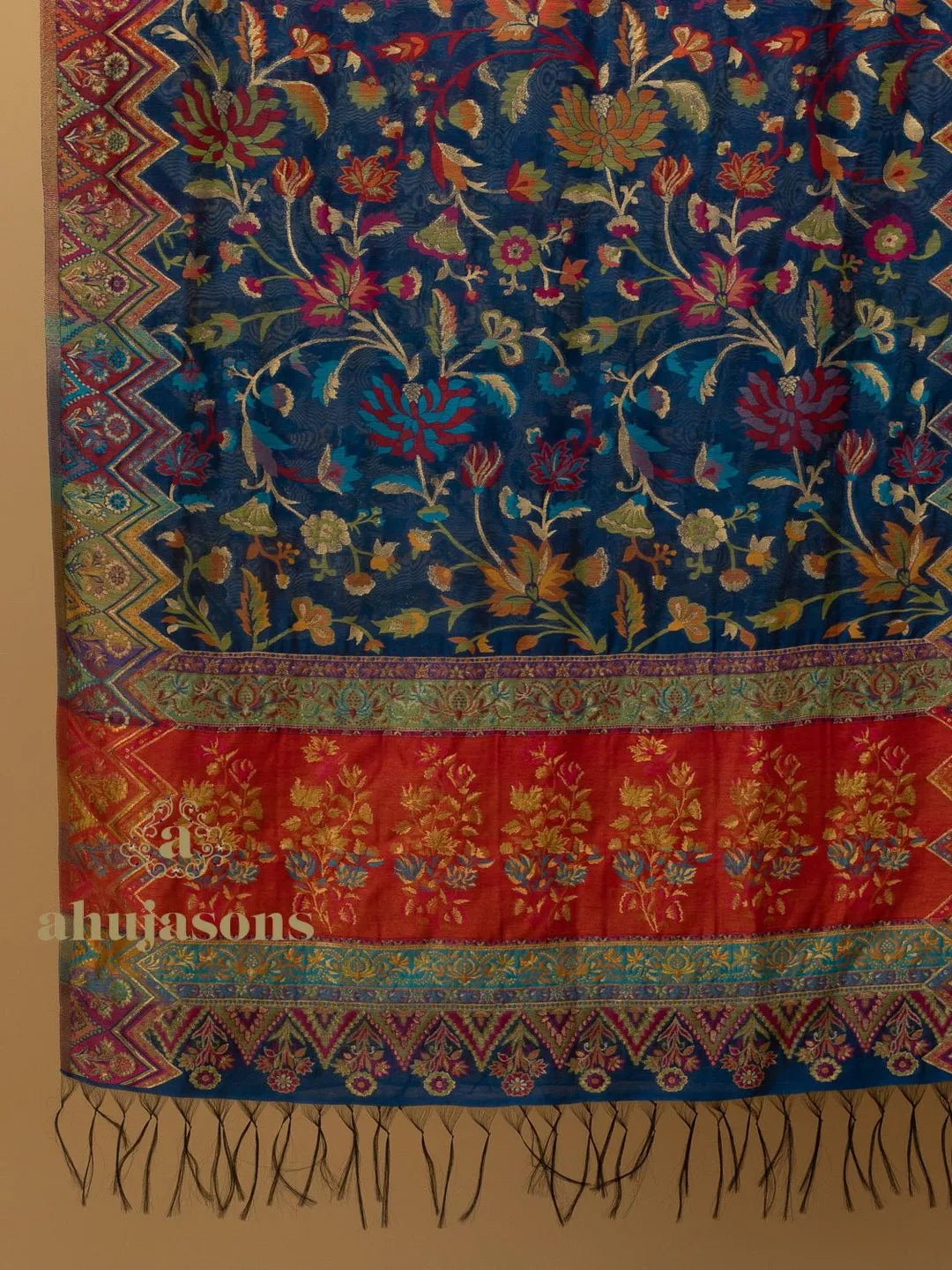 Elegant Silk Dupatta Silken Texture in Multi
