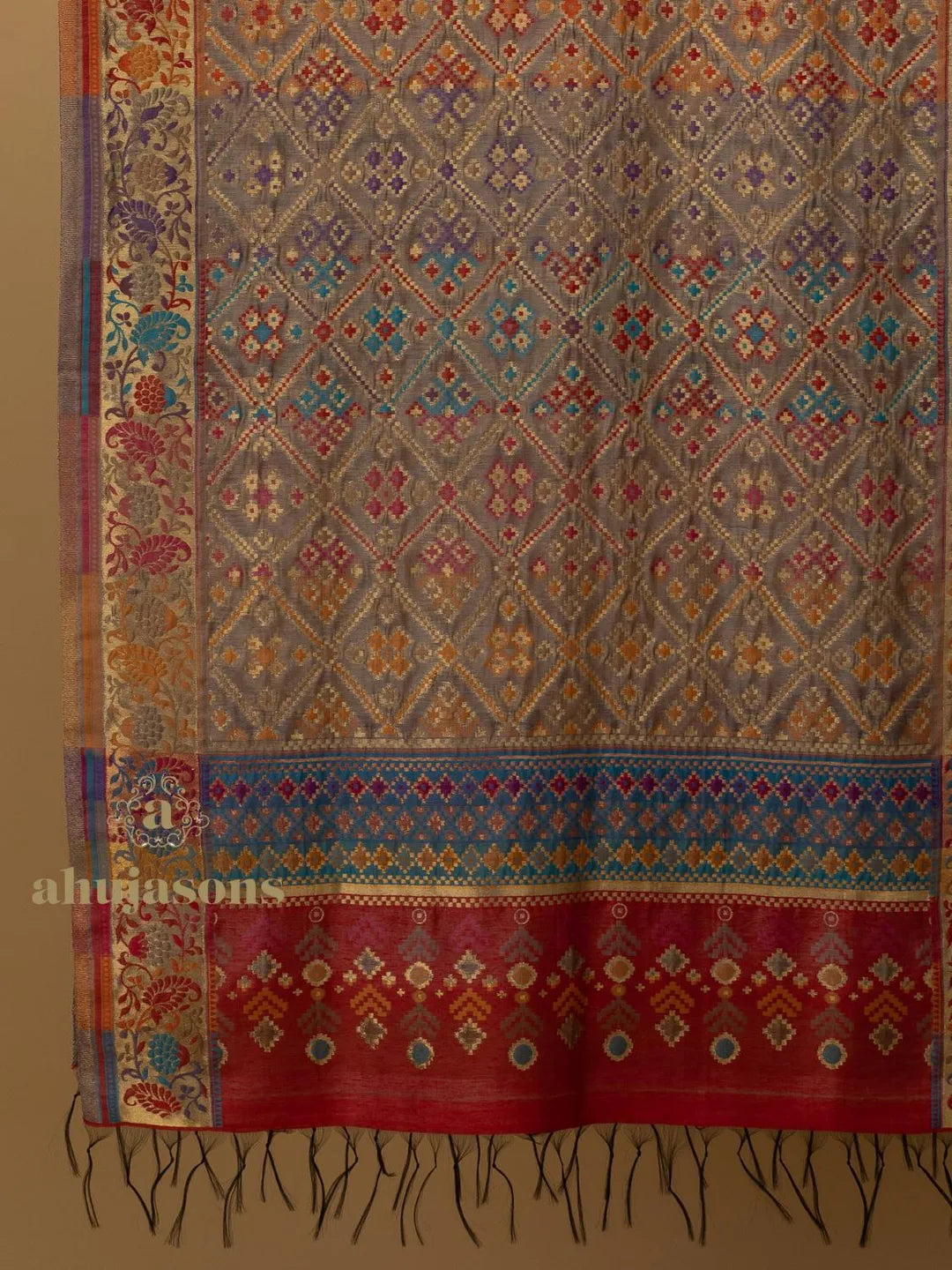 Elegant Silk Dupatta Silken Texture in Multi