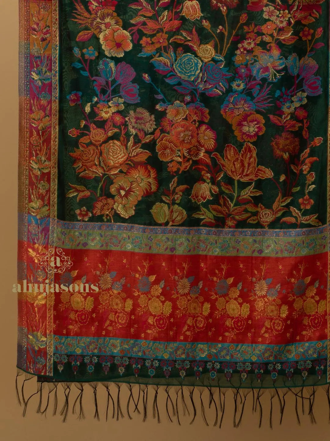 Elegant Silk Dupatta Silken Texture in Multi