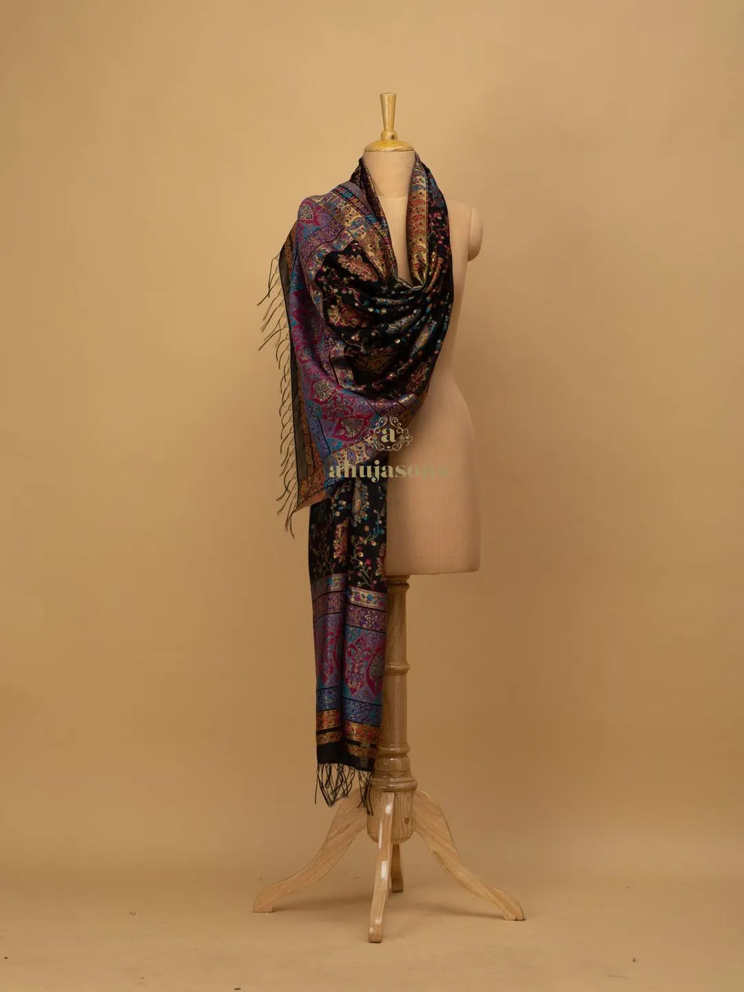 Elegant Silk Dupatta Silken Texture in Multi