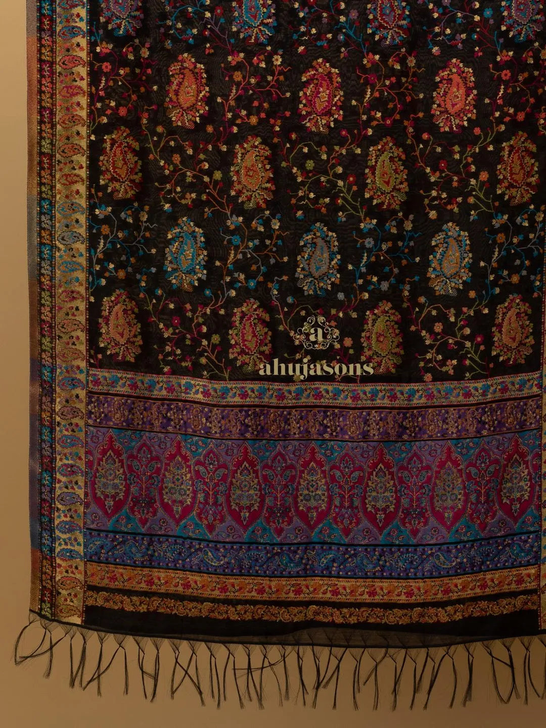 Elegant Silk Dupatta Silken Texture in Multi