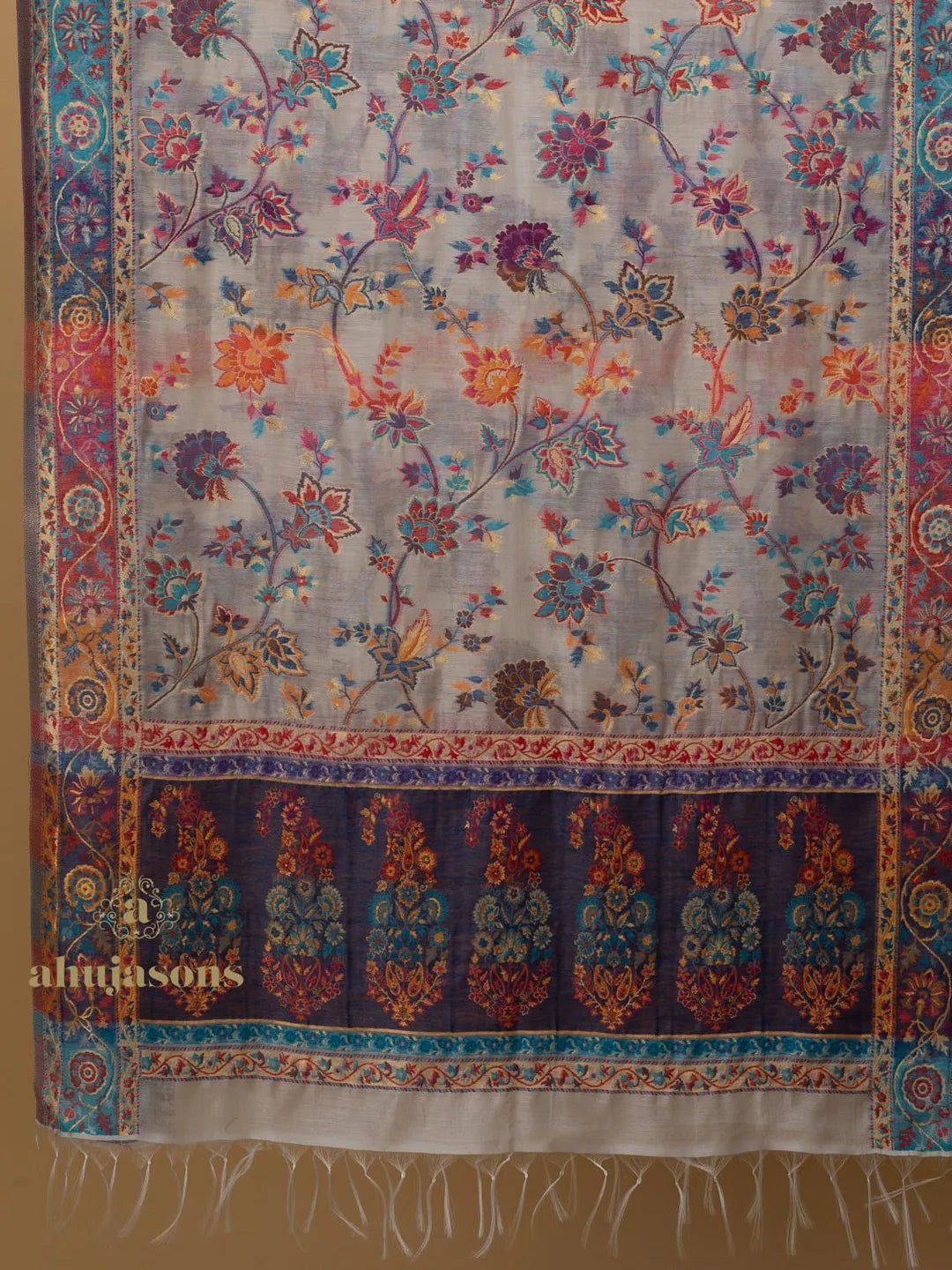 Elegant Silk Dupatta Silken Texture in Multi