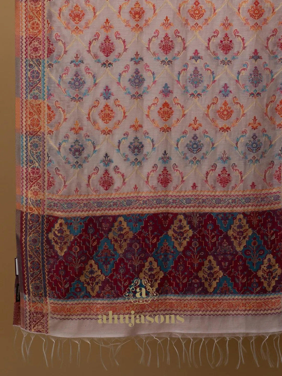 Elegant Silk Dupatta Silken Texture in Light Pink