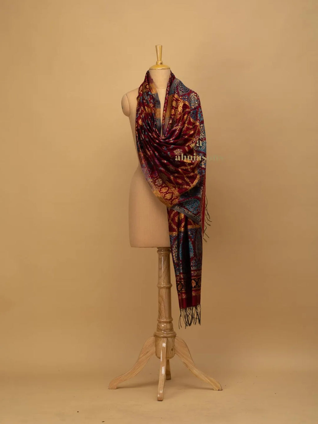 Elegant Silk Dupatta Silken Texture in Multi