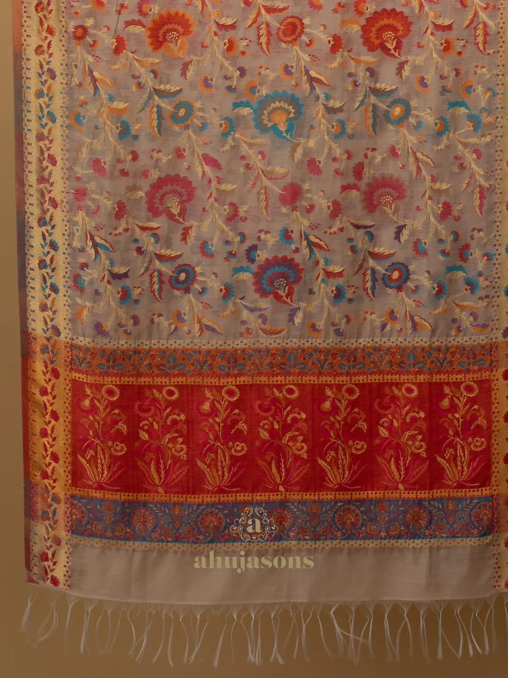 Elegant Silk Dupatta Silken Texture in Multi