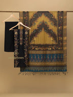 Cotton Silk Suit With Zari Weaving