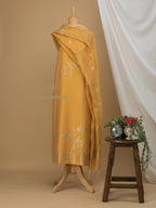 Cotton Silk Suit With Zari Weaving