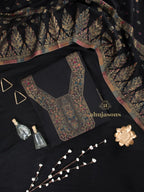 Cotton Silk Suit With Zari Weaving