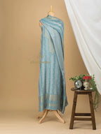 Cotton Silk Suit With Zari Weaving