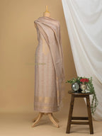 Cotton Silk Suit With Zari Weaving