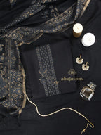 Cotton Silk Suit With Zari Weaving