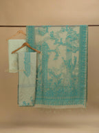 Cotton Silk Suit With Zari Weaving