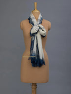 Contemporary Touch Cashmere Stole in Blue